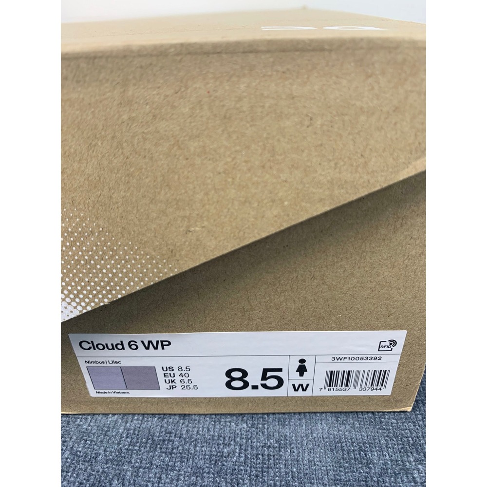 On Cloud 6 Waterproof Nimbus Lilac Womens Running Shoes 3WF10053392 Size 8.5 NEW - Picture 11 of 13